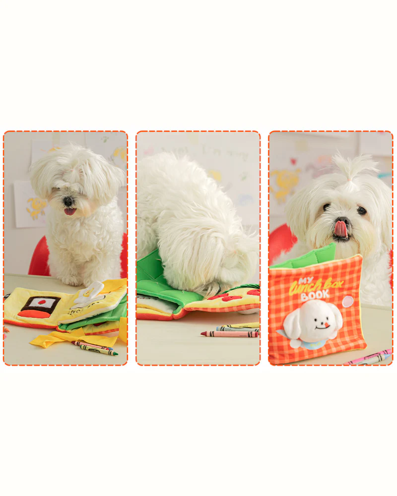 Lunch Box Nosework Dog Book Plush Toy - Image 5