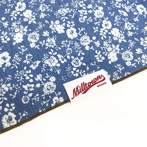 M.N. DAVIS & SON | Dog Bandana in Chambray Blue Floral - Image 2