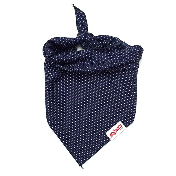 M.N. DAVIS & SON | Dog Bandana in Navy Dot - Image 2