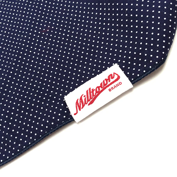 M.N. DAVIS & SON | Dog Bandana in Navy Dot - Image 4