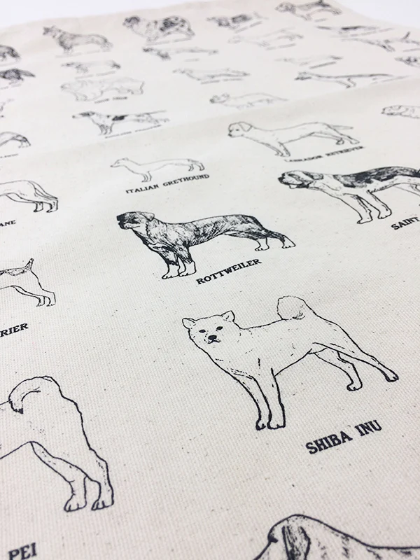 M.N. DAVIS & SON | Dog Breeds Tea Towel - Image 3