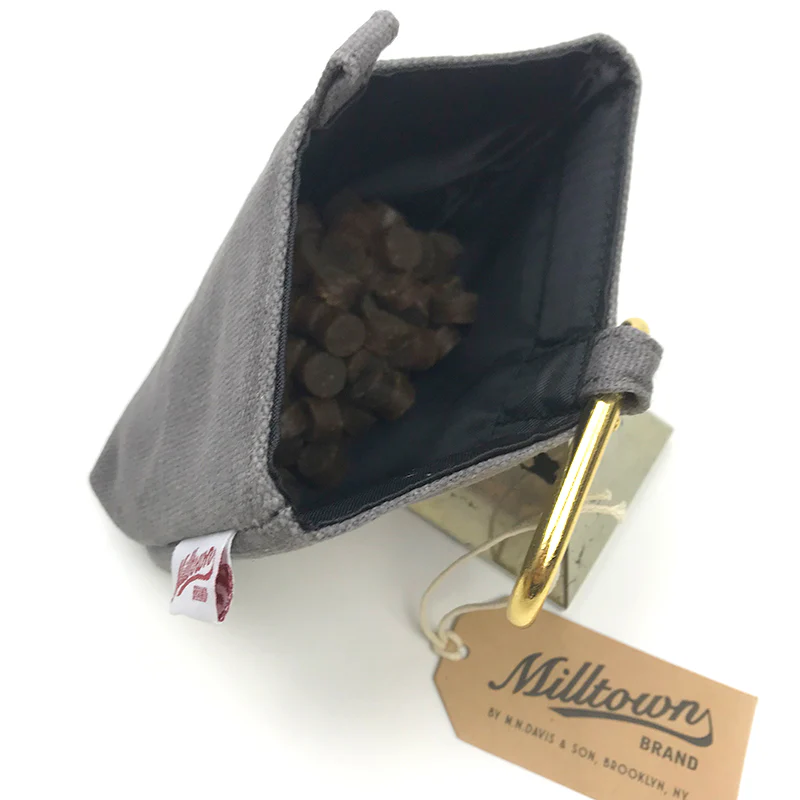 M.N. DAVIS & SON | Milltown Canvas Dog Treat Case in Slate Grey - Image 2