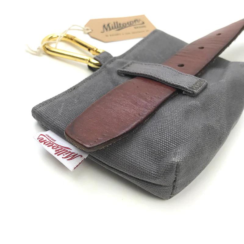 M.N. DAVIS & SON | Milltown Canvas Dog Treat Case in Slate Grey - Image 6