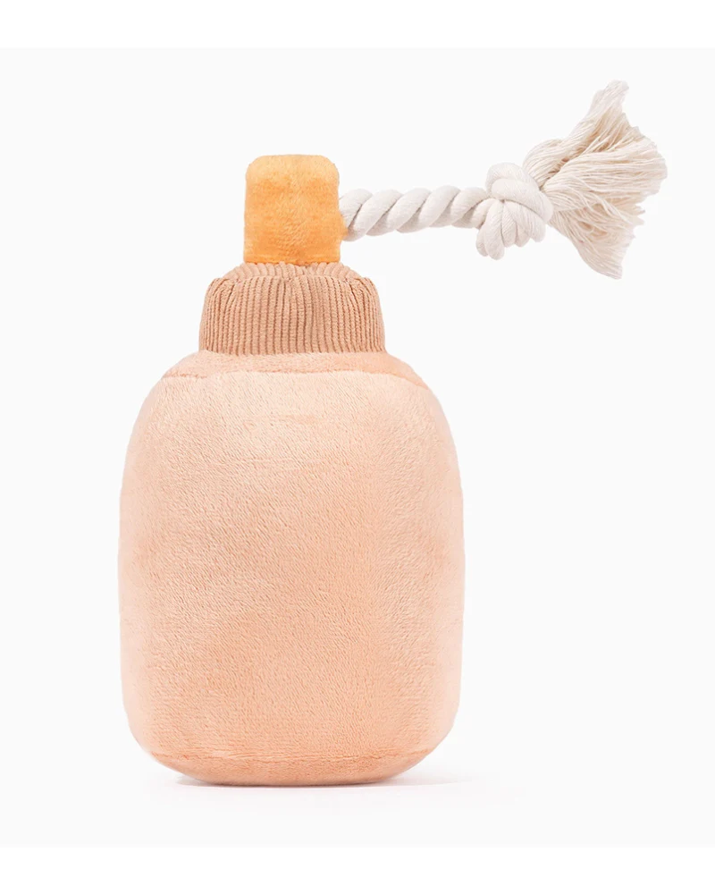 Makeup Foundation Squeaky Plush Dog Toy - Image 3