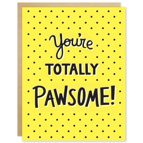 MALZ PALZ | Totally Pawsome Greeting Card - Image 2