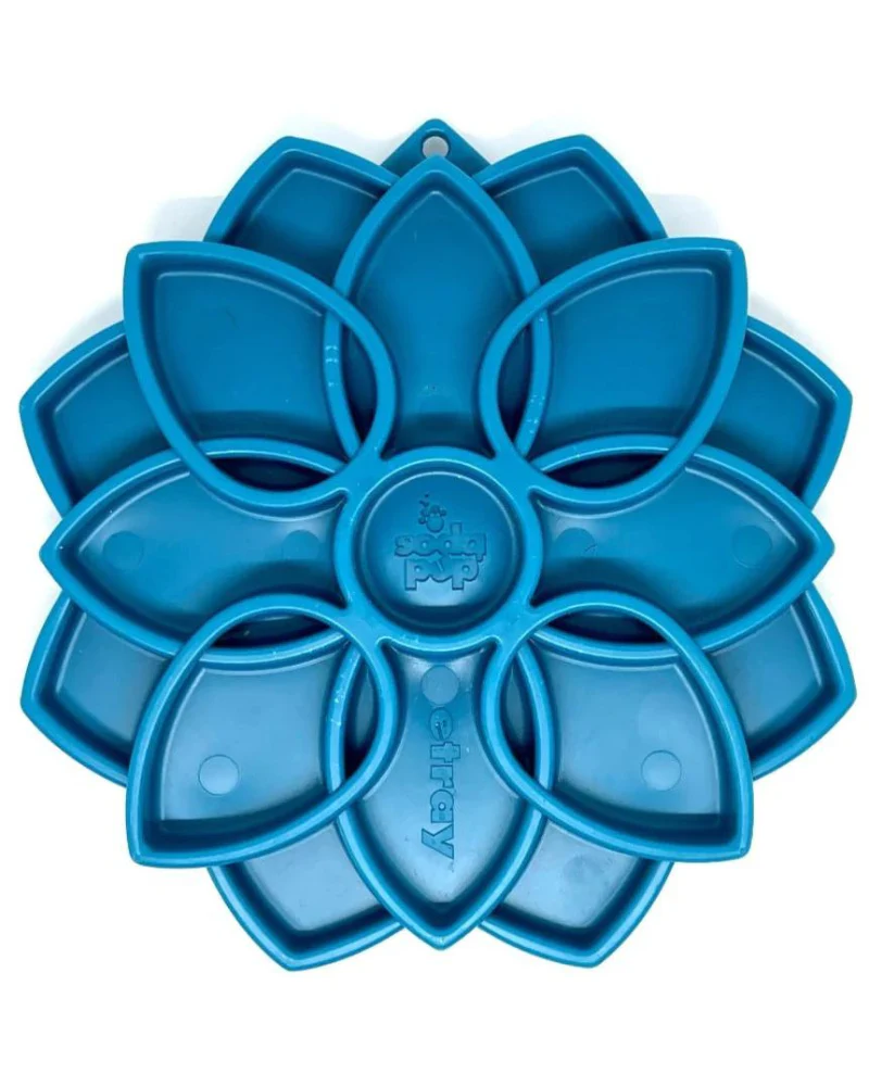 Mandala Flower Slow Feeder Bowl (Made in the USA) FINAL SALE - Image 5
