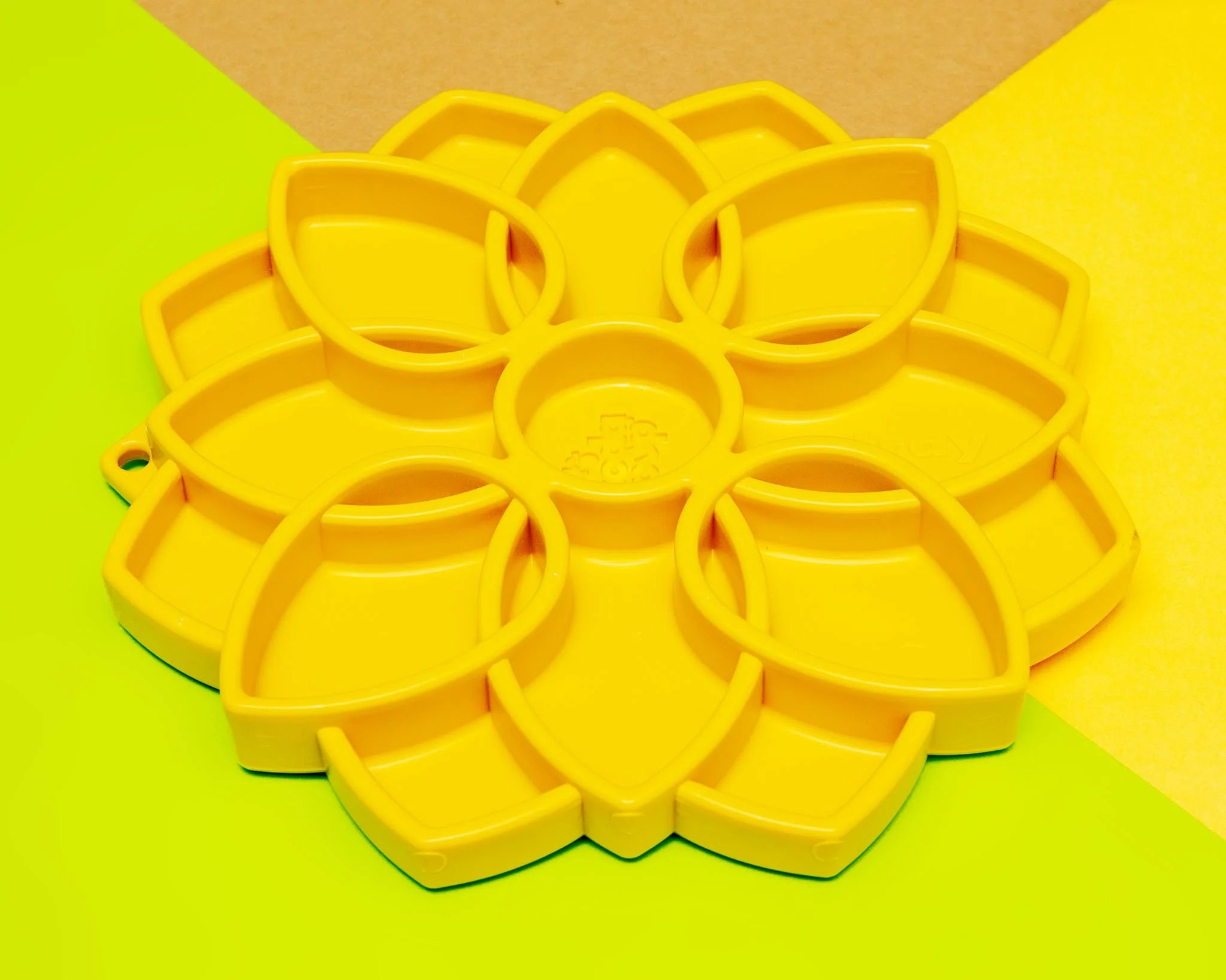 Mandala Flower Slow Feeder Bowl (Made in the USA) FINAL SALE - Image 7