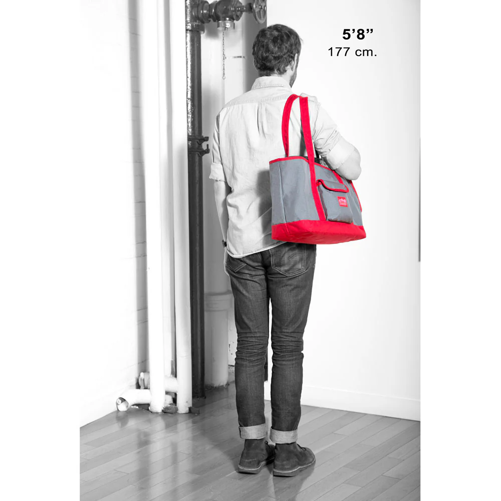 Open or Closed Pet Tote Bag in Grey (Small) - Image 12