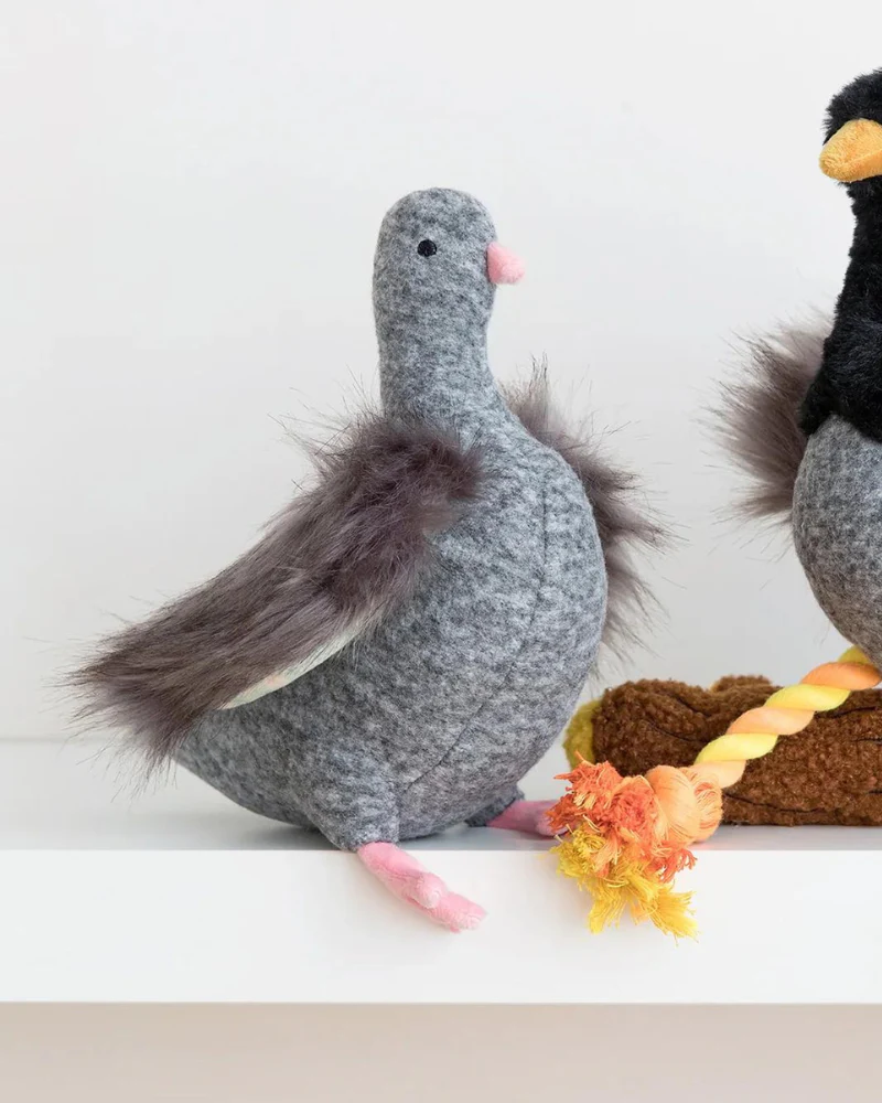 Pecky Pigeon Squeaky Dog Toy - Image 5