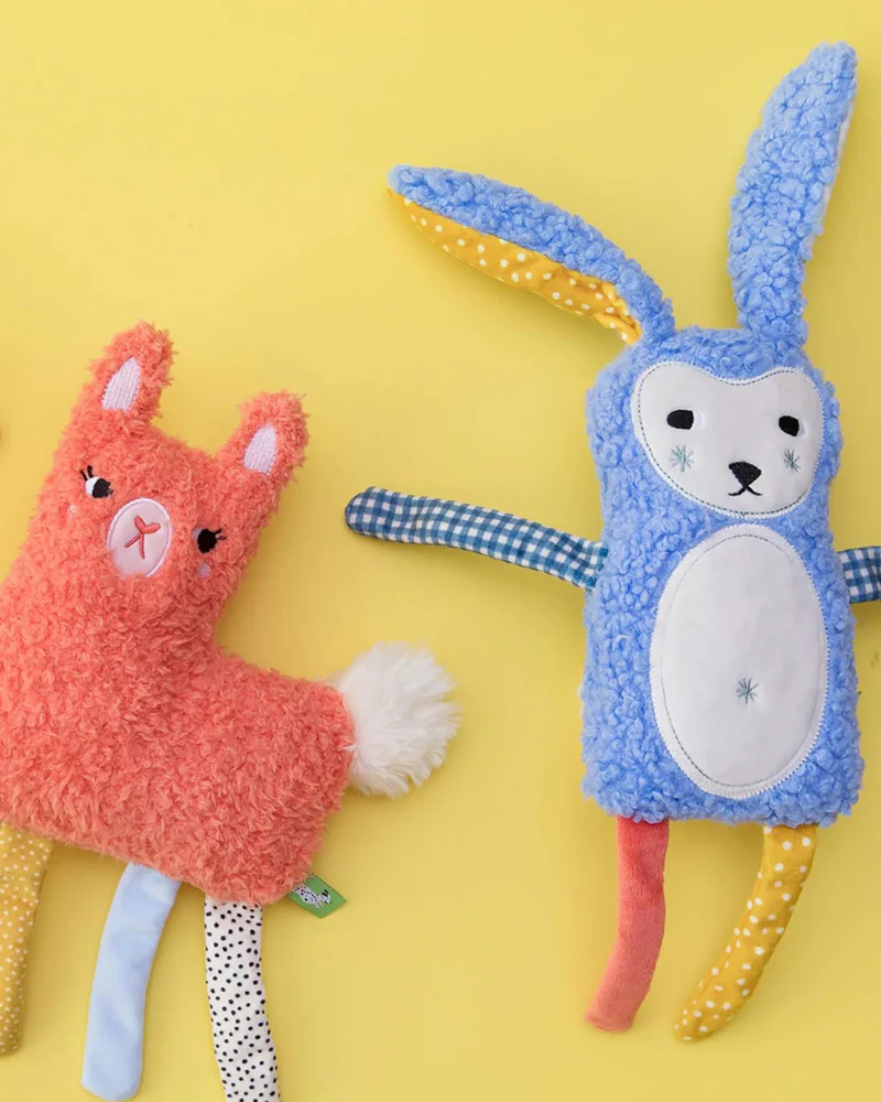 Squinkles Sunny Bunny Squeaky Dog Toy - Image 3
