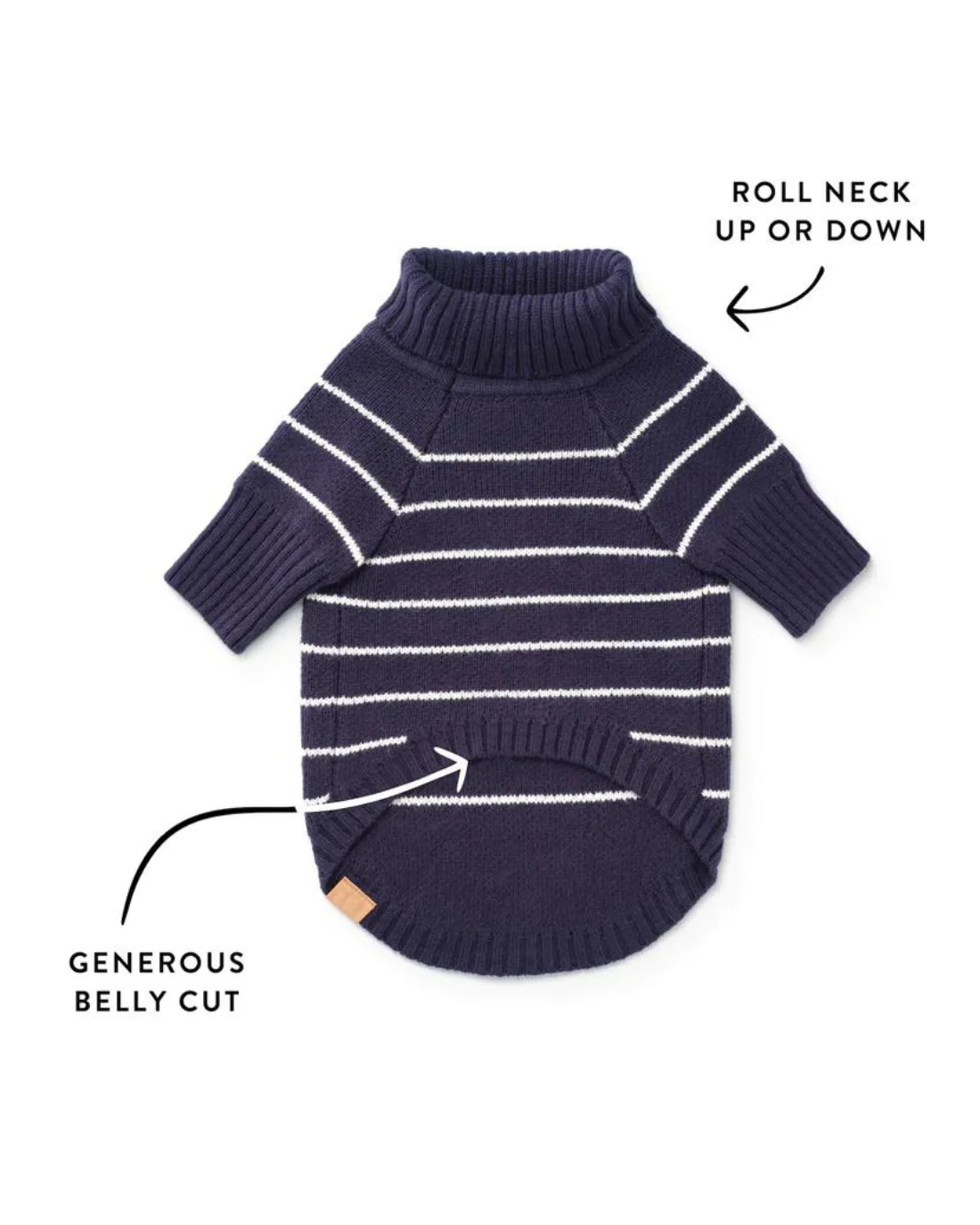 Mariner Stripe Dog Sweater (FINAL SALE) - Image 4