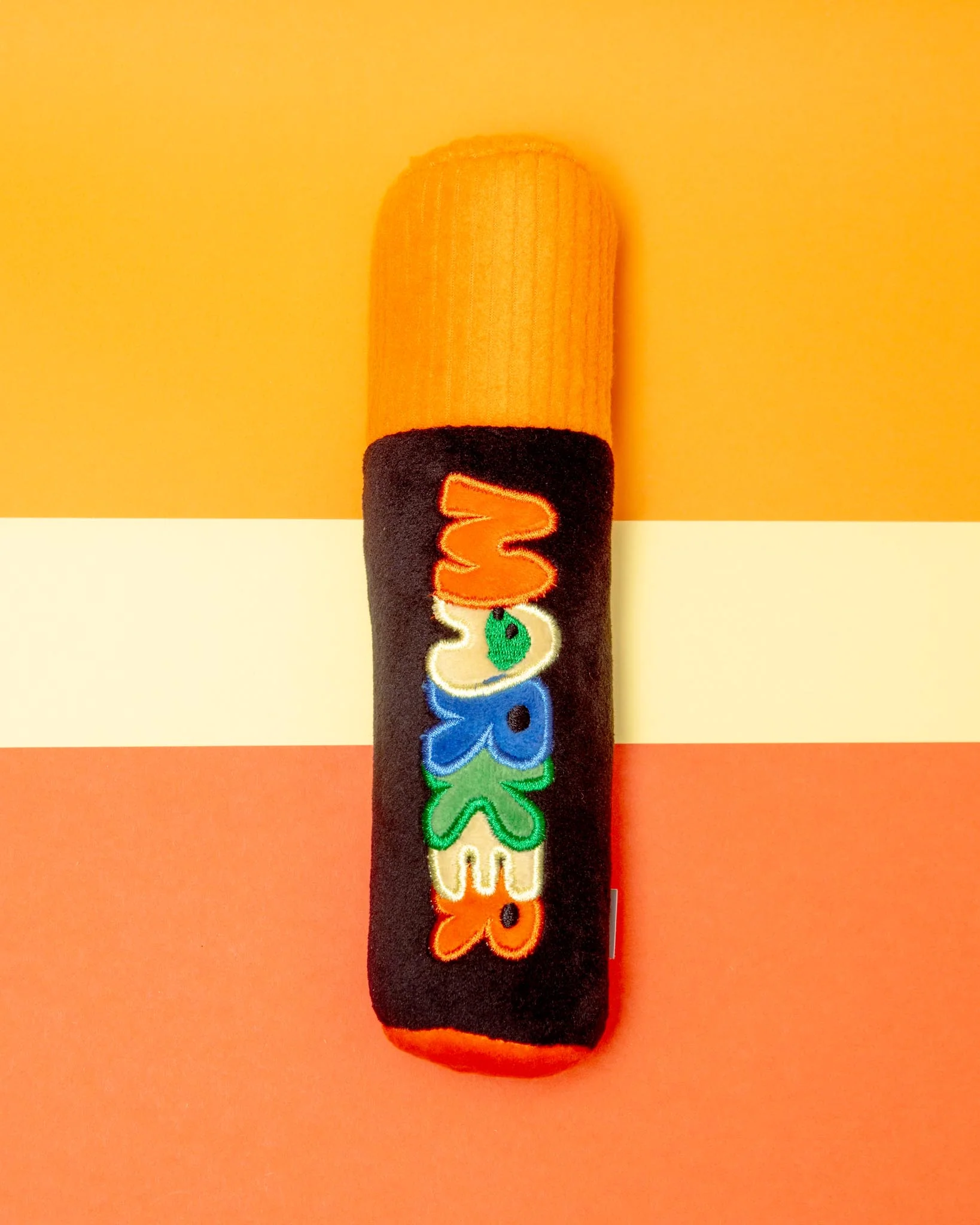 Marker Pen Squeaky Plush Dog Toy (FINAL SALE)