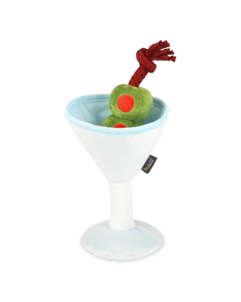Martini Pawtini Squeaky Plush Dog Toy - Image 8