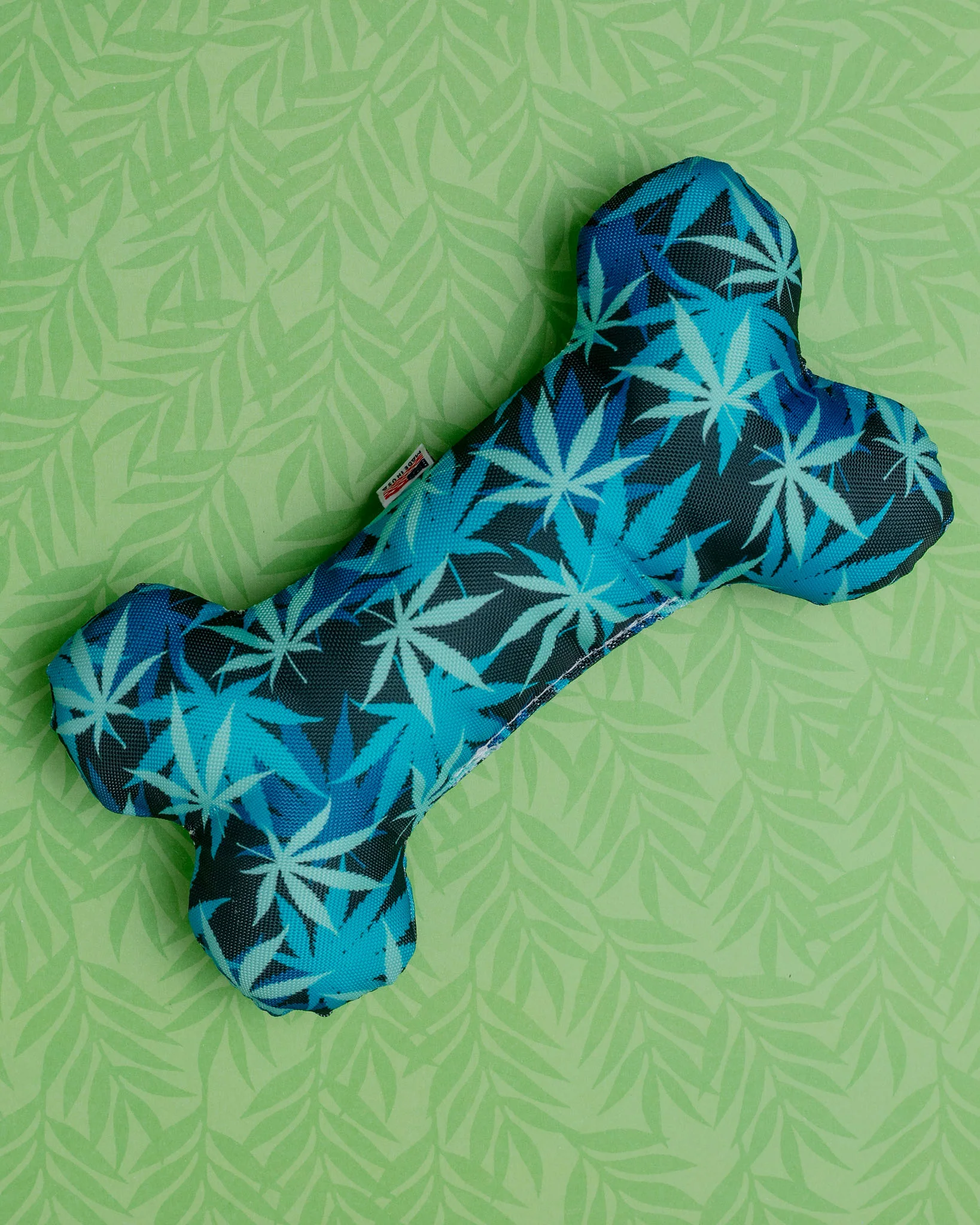 Mary Jane's Got the Blues Squeaky Dog Bone Toy<br>(Made in the USA) (FINAL SALE)