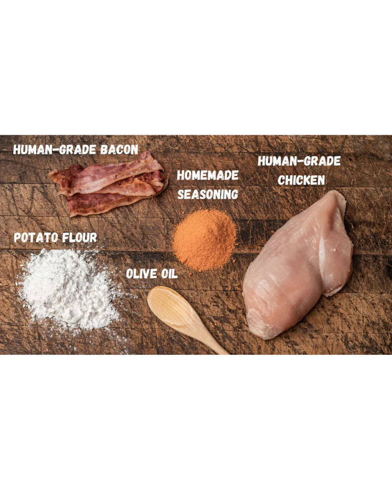 Meat Lover Chicken & Bacon Dog Treats - Image 6