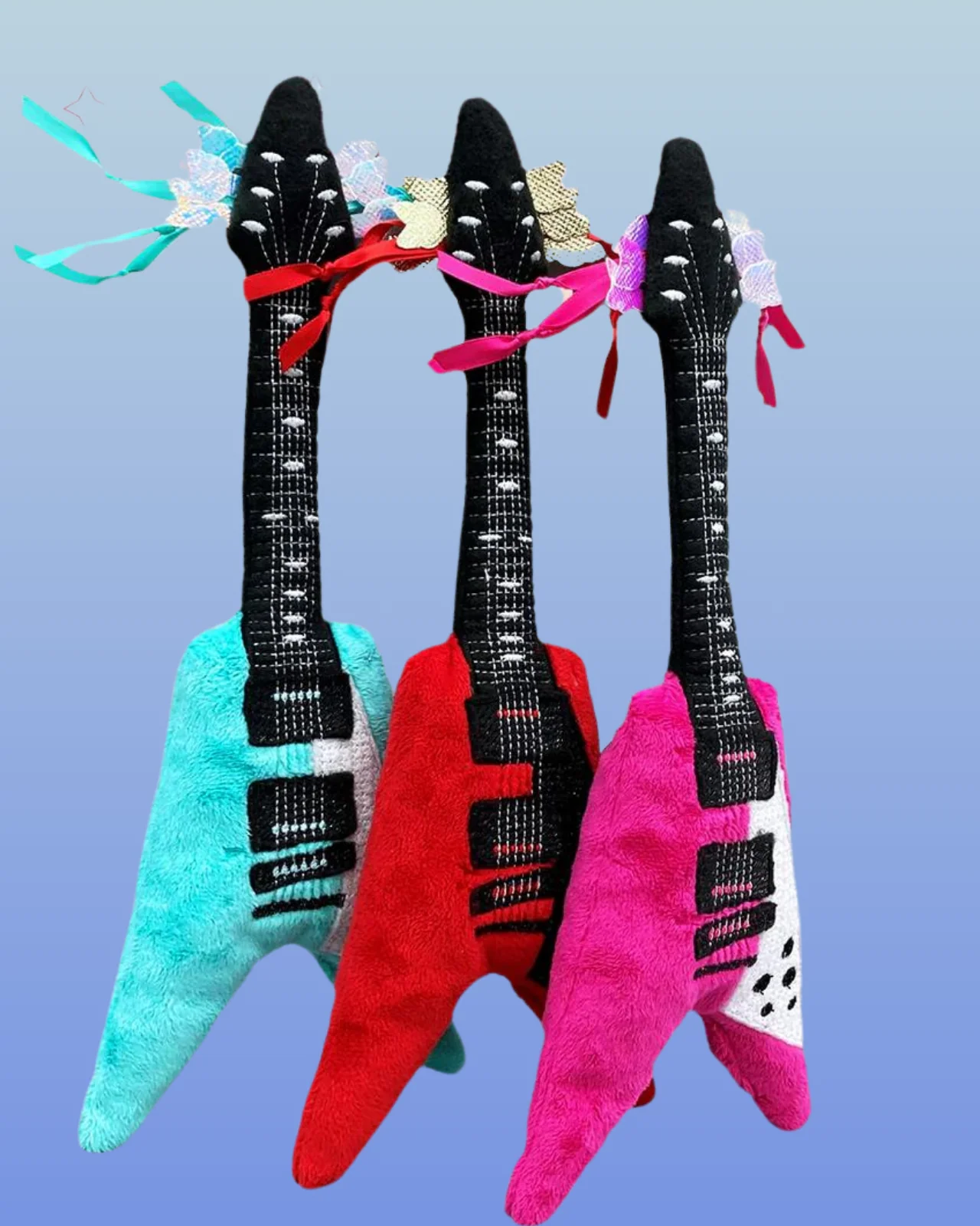 Meowsical Catnip and Crinkle Guitar (Made in the USA) - Image 2