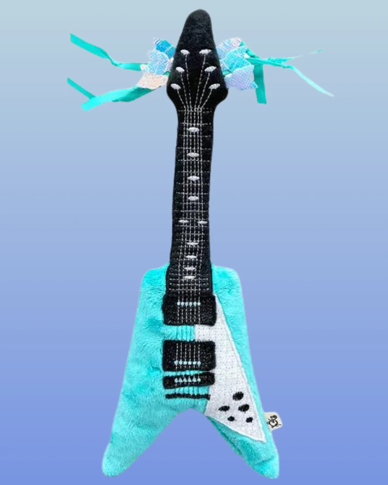 Meowsical Catnip and Crinkle Guitar (Made in the USA) - Image 5