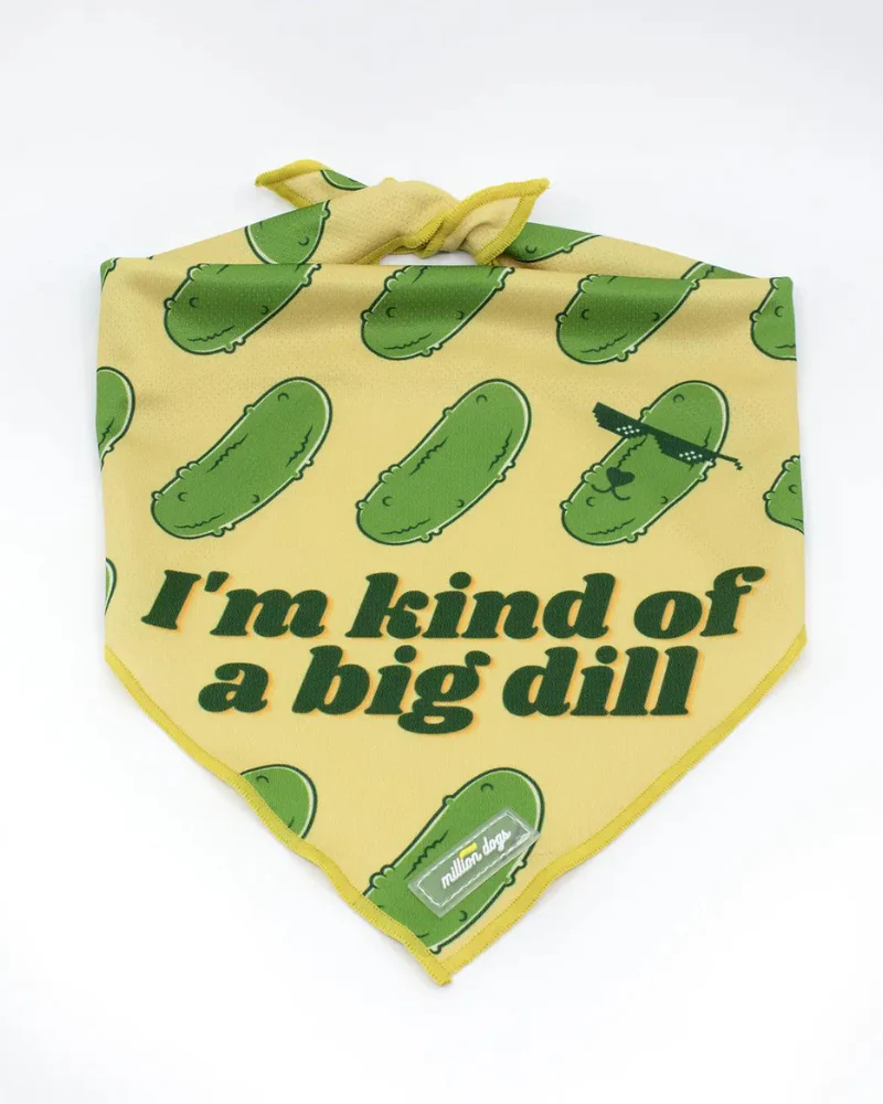 Big Dill Cooling Dog Bandana (Made in the USA) (CLEARANCE)