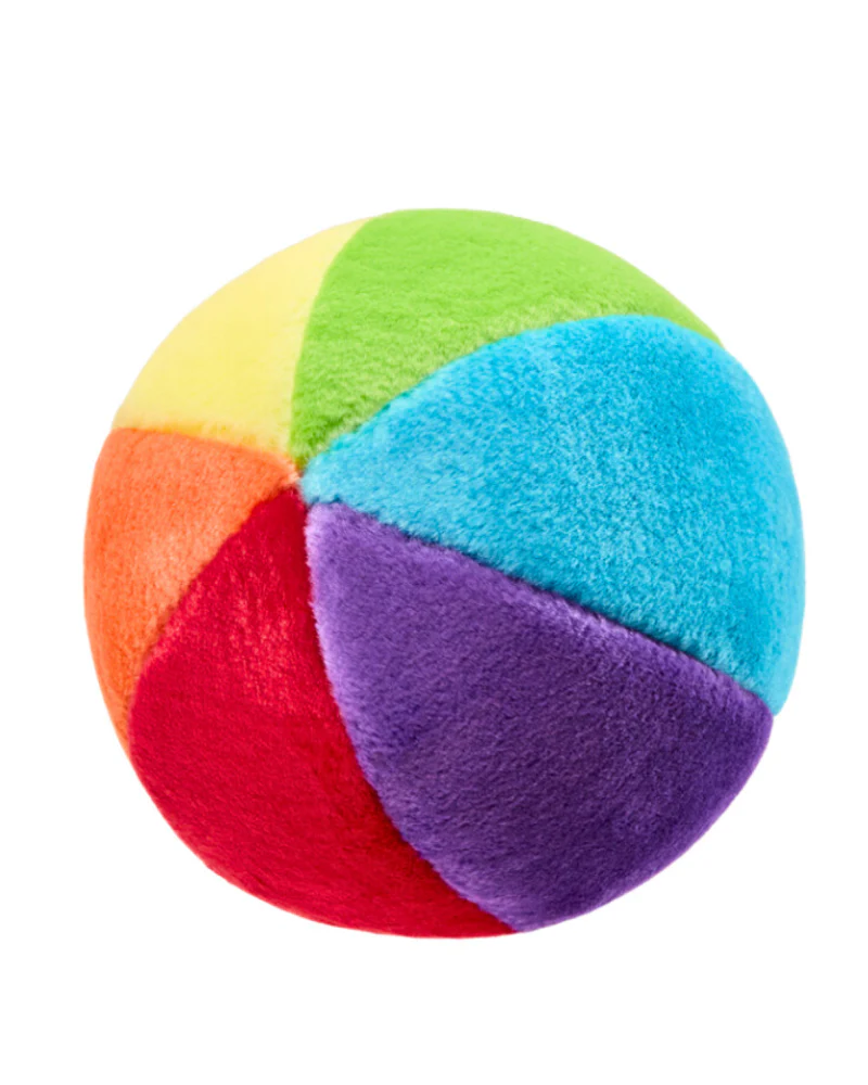 Mini Beach Ball Plush Squeaky Dog Toy (5.5") (FINAL SALE) - Image 4
