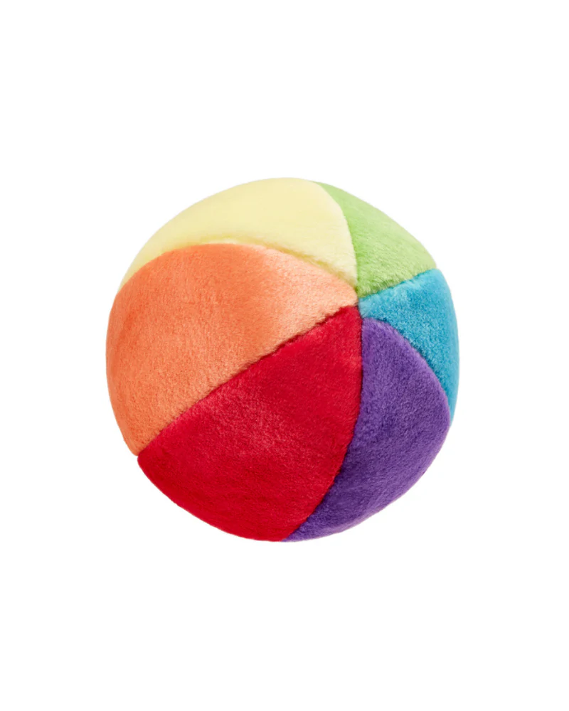 Mini Beach Ball Plush Squeaky Dog Toy (5.5") (FINAL SALE) - Image 5