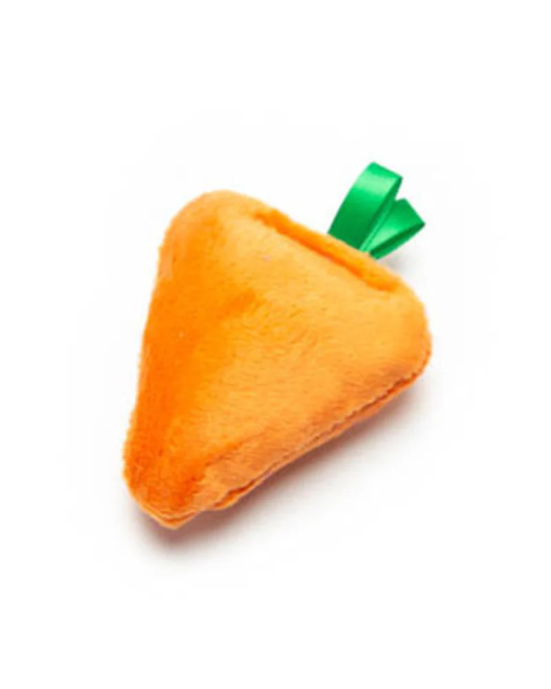 Mini Carrot Squeaky Plush Dog Toy (FINAL SALE) - Image 2
