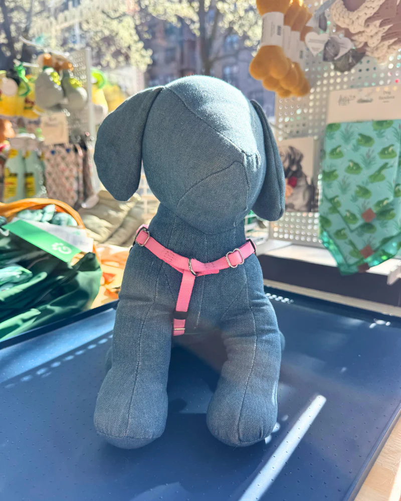 Mini Freedom Dog Harness in Kelly Green + Light Pink (Made in the USA) - Image 2