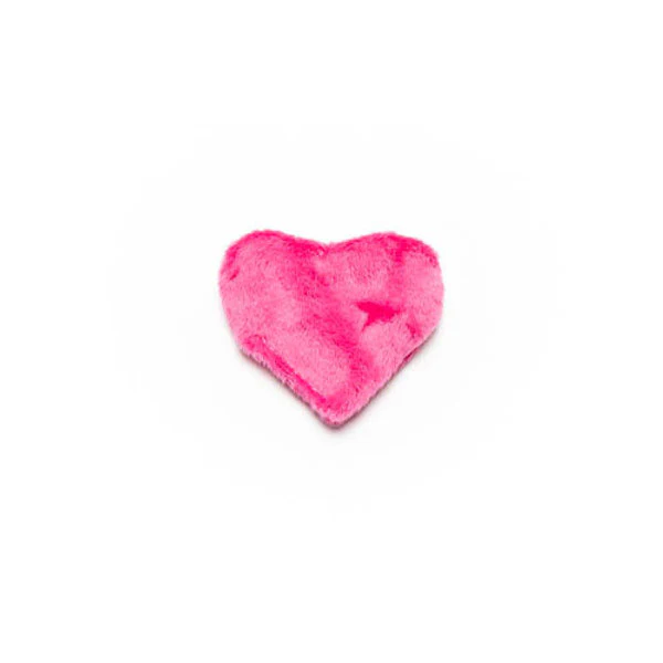 Mini Heart Squeaky Plush Dog Toy - Image 6