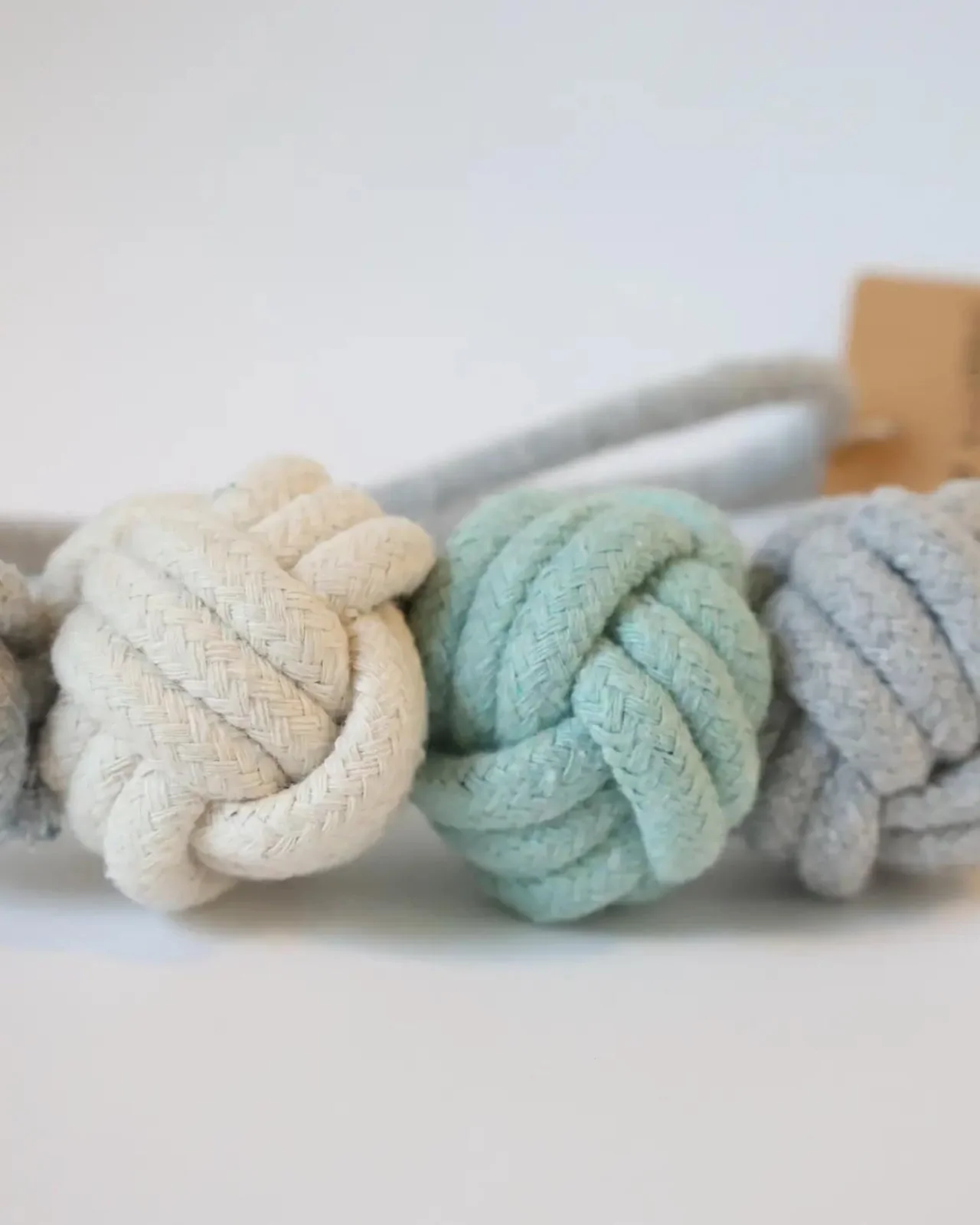 Mint Ice Cream Dog Rope Ball Toy - Image 4