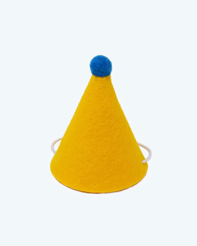 Pawty Hat in Yellow - Image 2