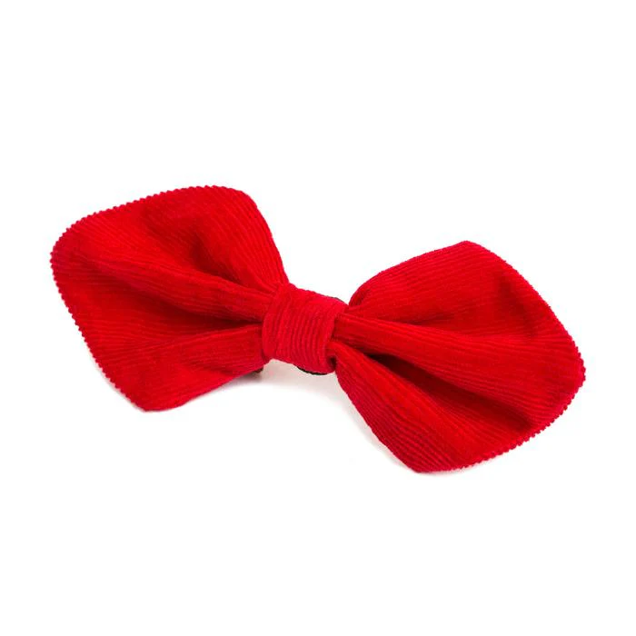 MODERN BEAST | Red Corduroy BowTie - Image 2