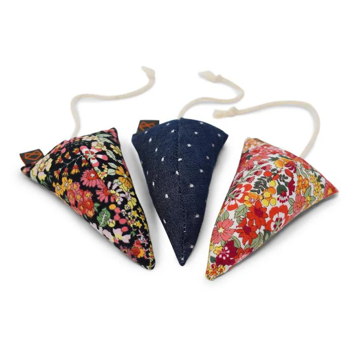Three Modern Mice Cat Toys in Floral (Made in the USA) (FINAL SALE) - Image 3