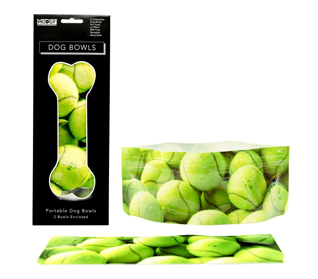 Tennis Ball Dog Water Bowl (Set of 2) << FINAL SALE >> - Image 3