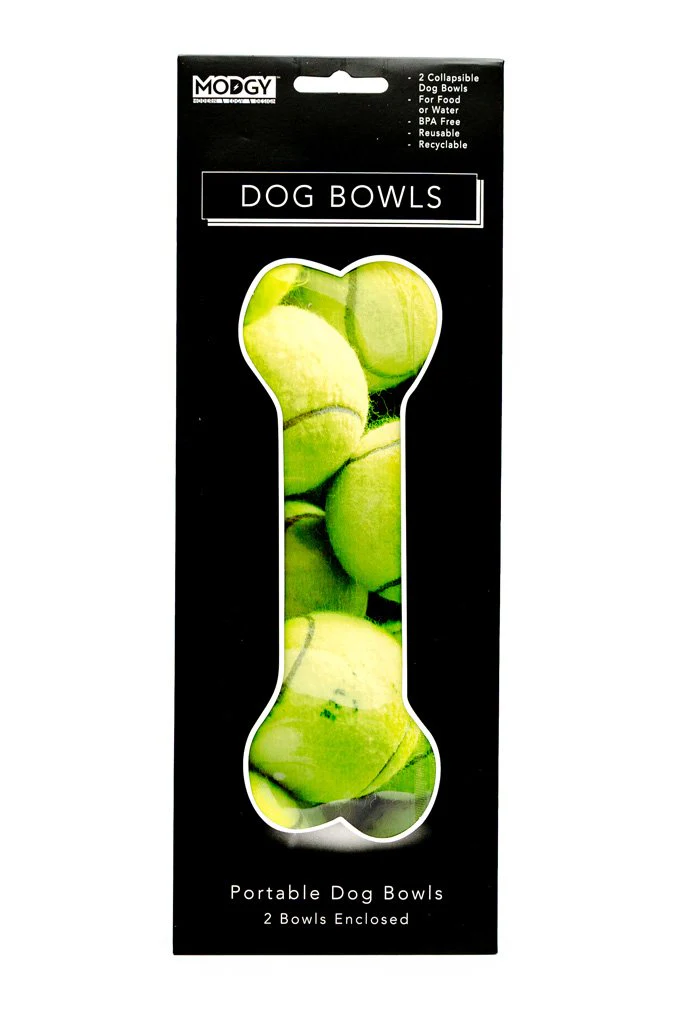 Tennis Ball Dog Water Bowl (Set of 2) << FINAL SALE >> - Image 4