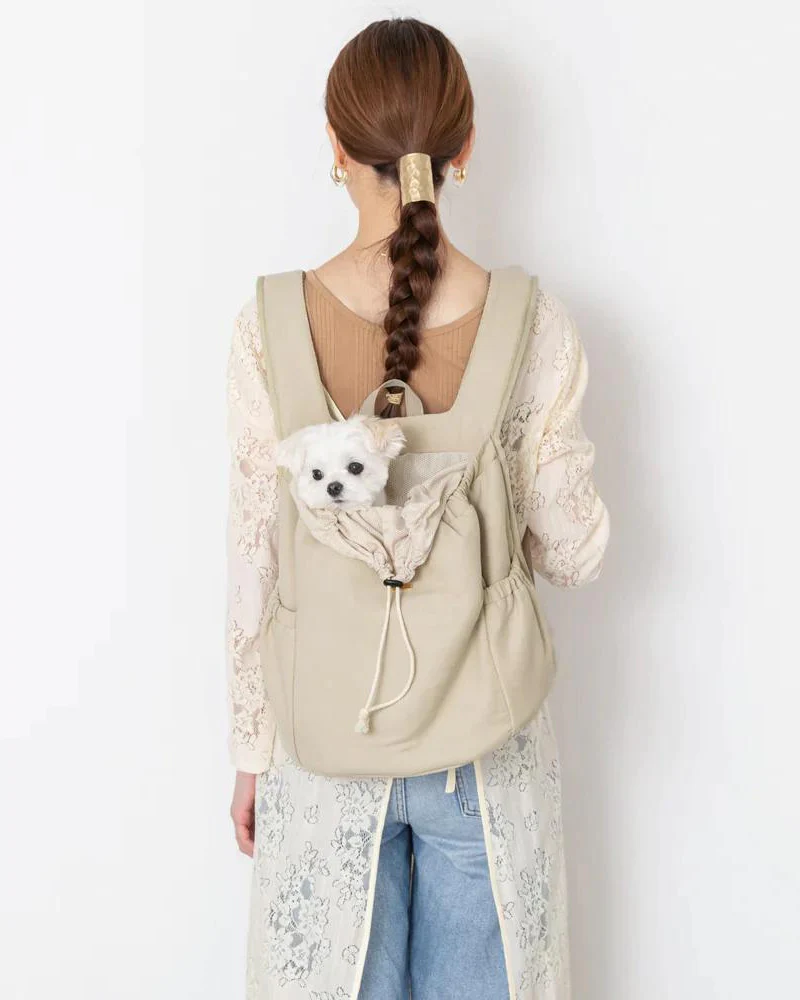 Drawstring Front or Back Pack for Dogs (FINAL SALE) - Image 2