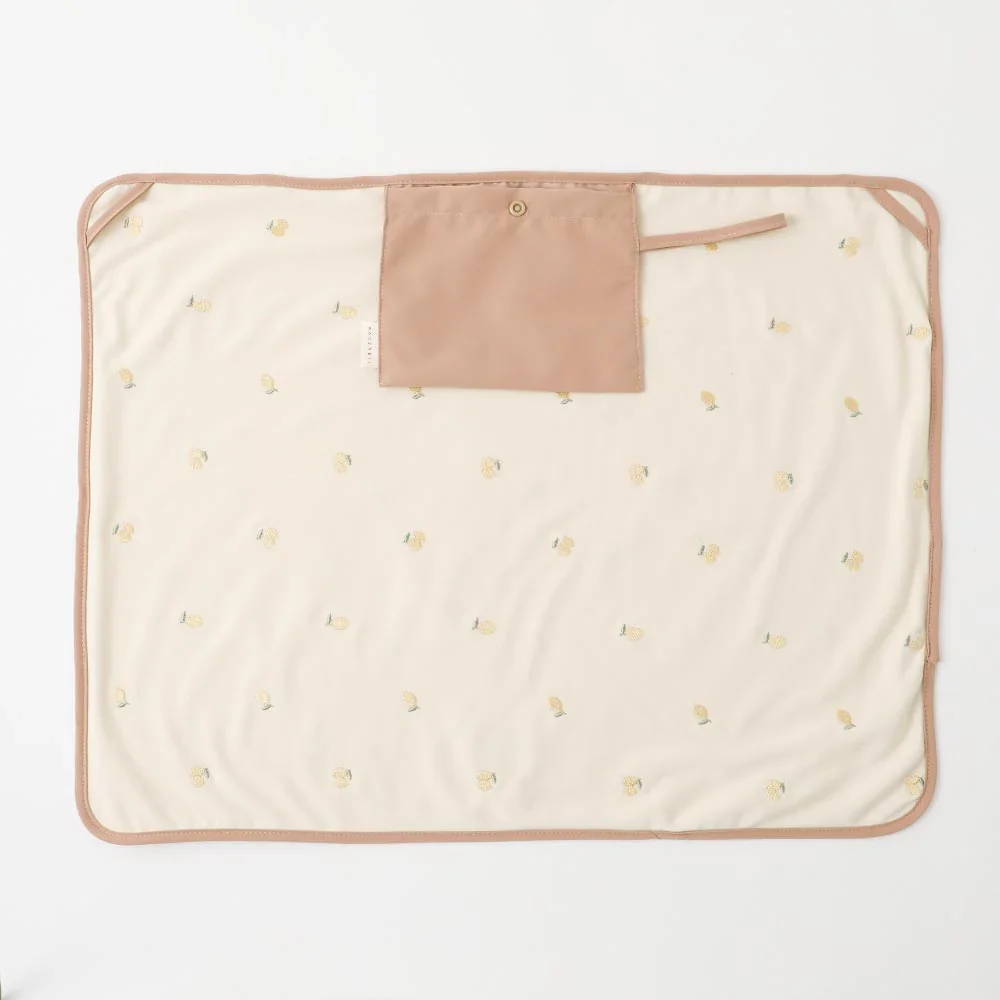 Embroidered Lemon Fold-Up Blanket Mat (FINAL SALE) - Image 6