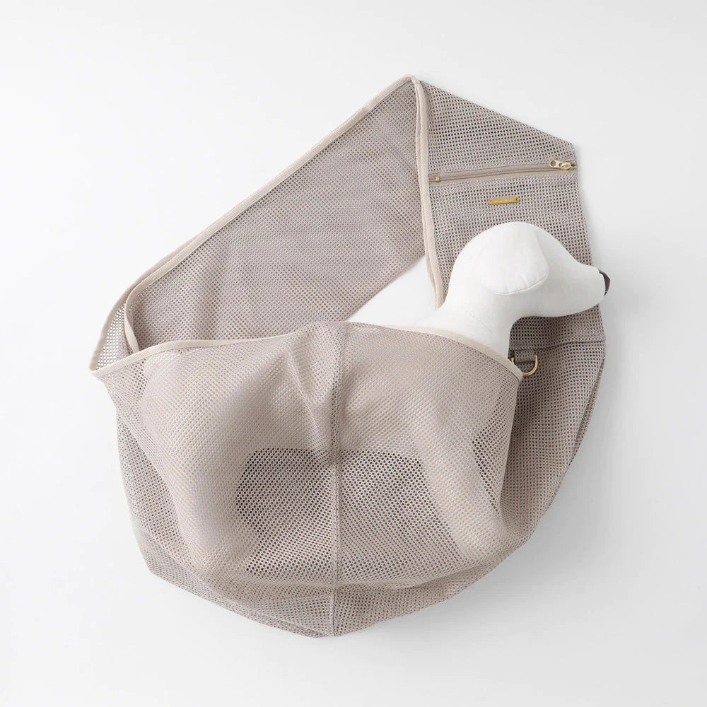 Mesh Dog Sling in Cafe Latte or Black - Image 16