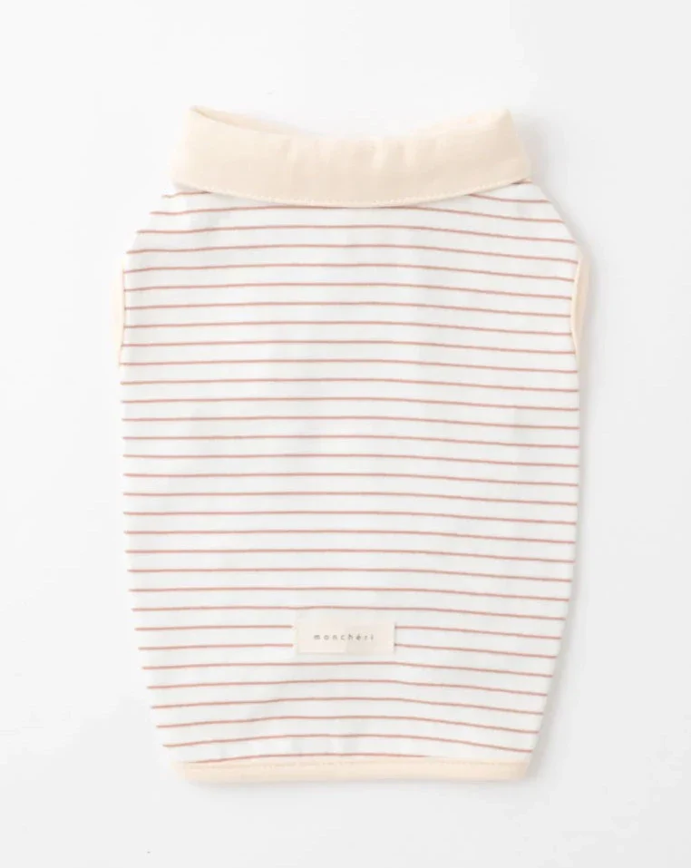 Striped Sleeveless Collared Shirt for Dogs - Image 4