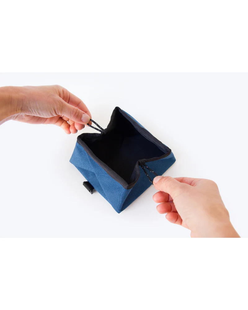 Montara Pop-Up Travel Dog Bowl in Navy (Made in the USA)<br>(FINAL SALE) - Image 3