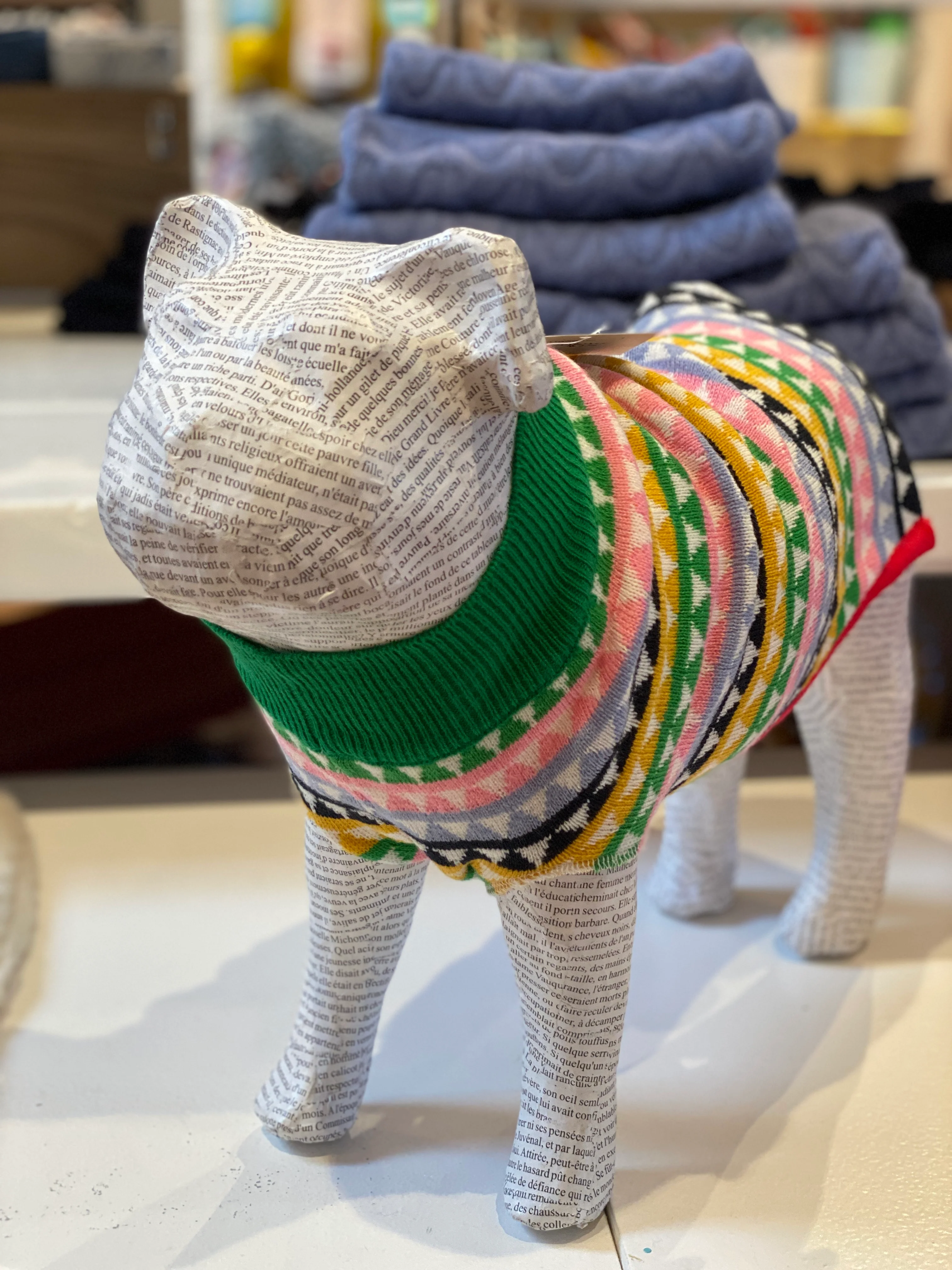 Mosaic Knit Dog Sweater << CLEARANCE >> - Image 7