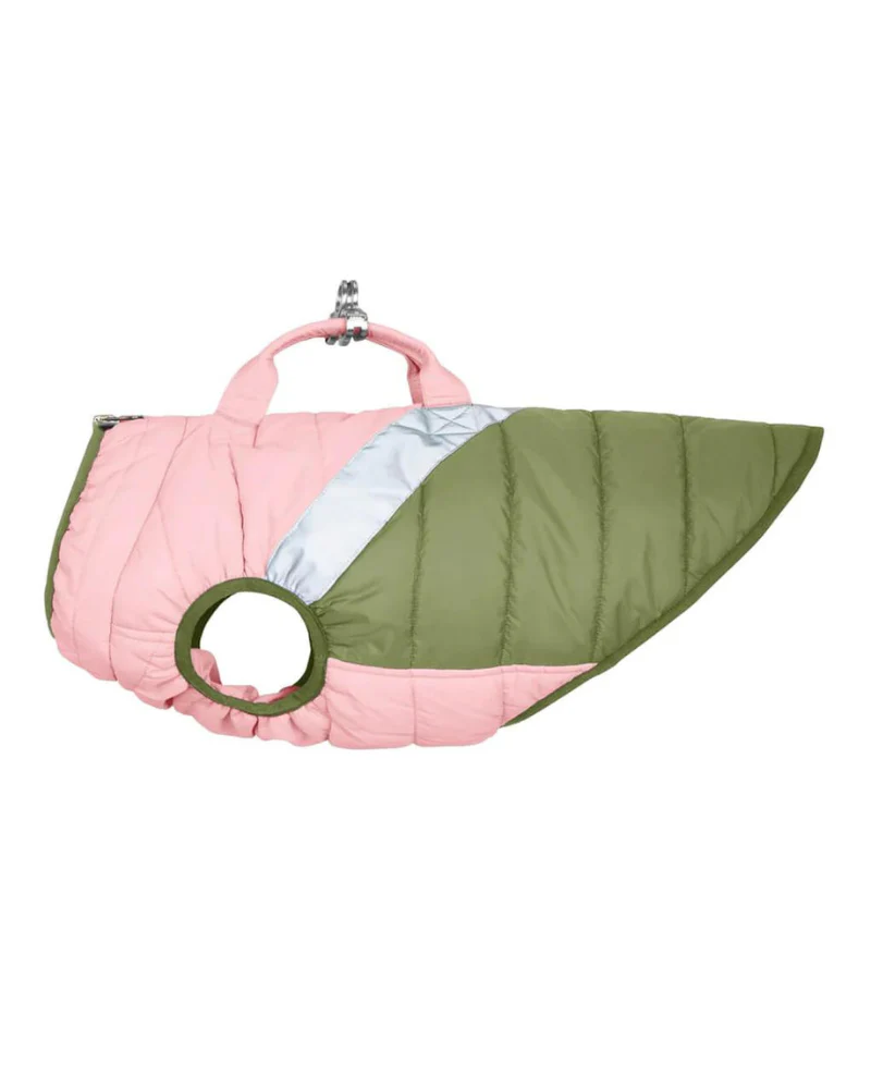Mountaineer Waterproof Dog Harness Jacket in Peach - Image 6