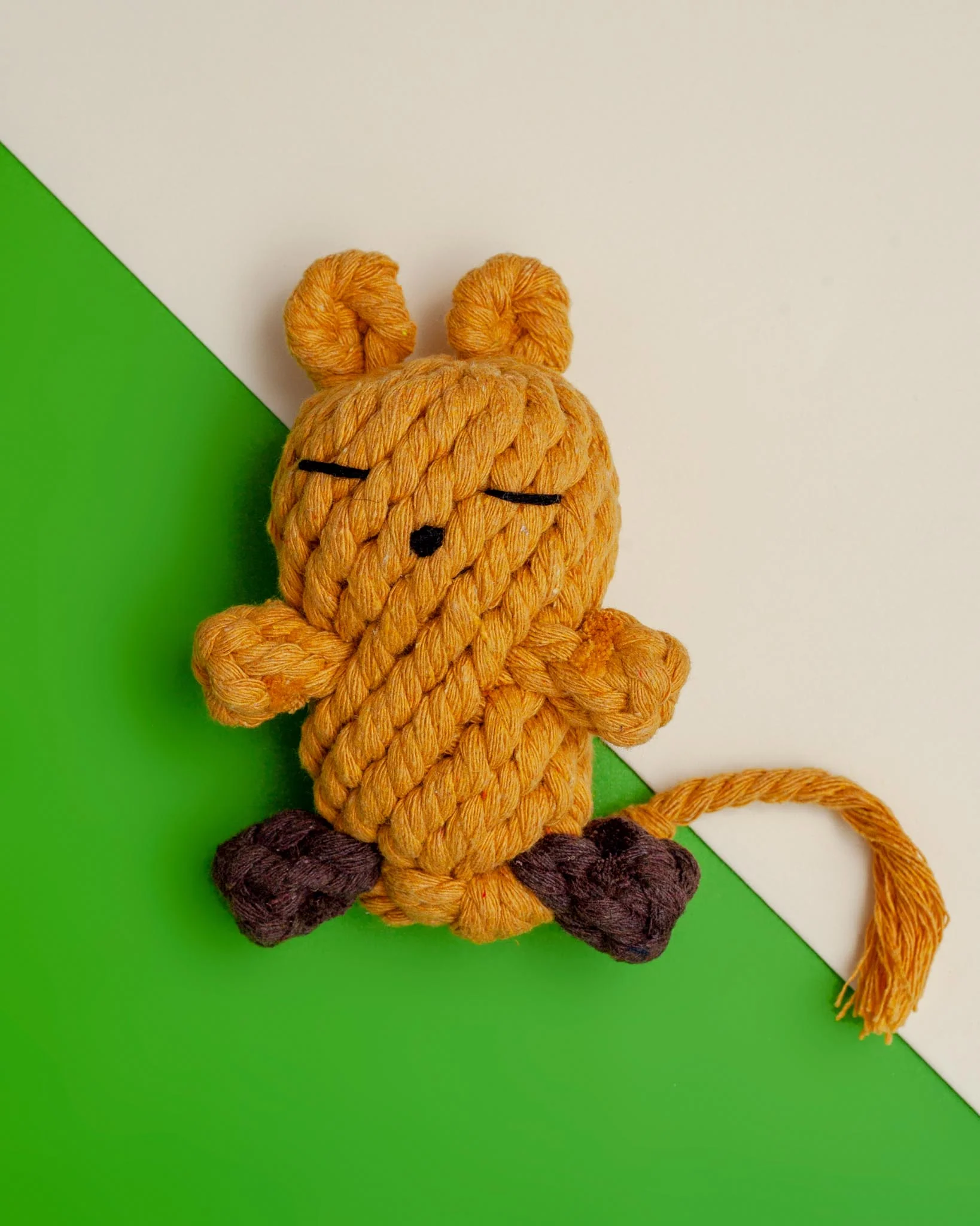 Jerry the Mouse Rope Dog Toy - Image 4