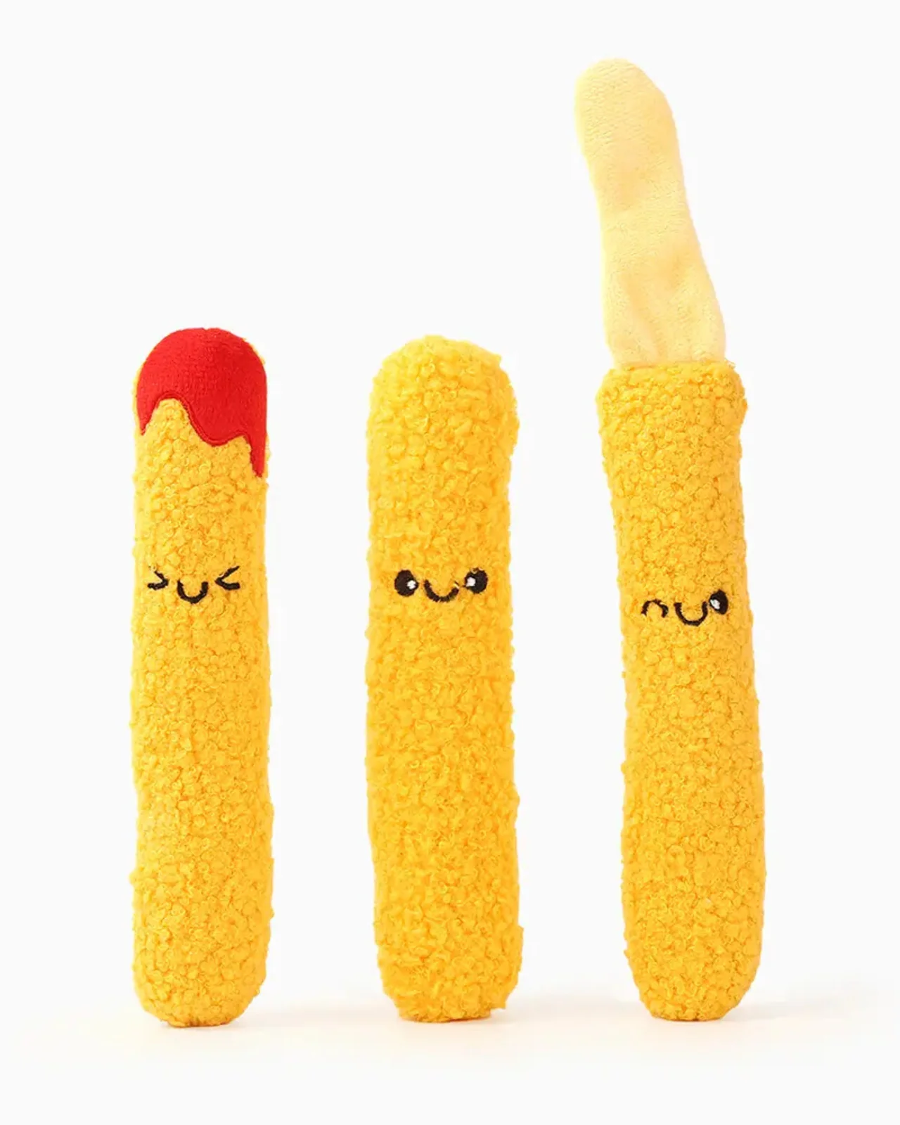 Mozzarella Sticks Crinkle Interactive Dog Toy - Image 3