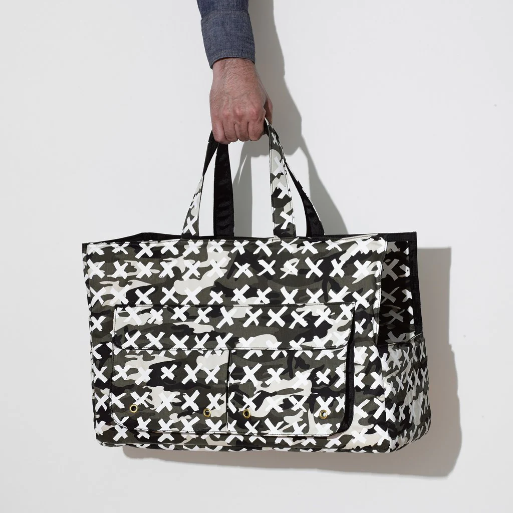 MR. DOG | Medium Travel Tote in Camo-X White - Image 4