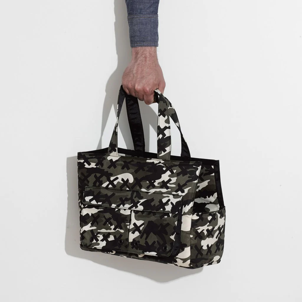 MR. DOG | Small Travel Tote in Camo-X Black - Image 4