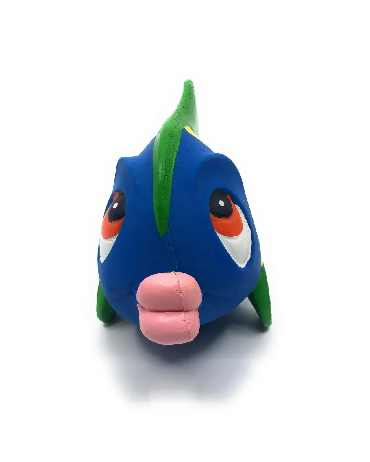 Multicolor Squeaky Rubber Fish Dog Toy - Image 4