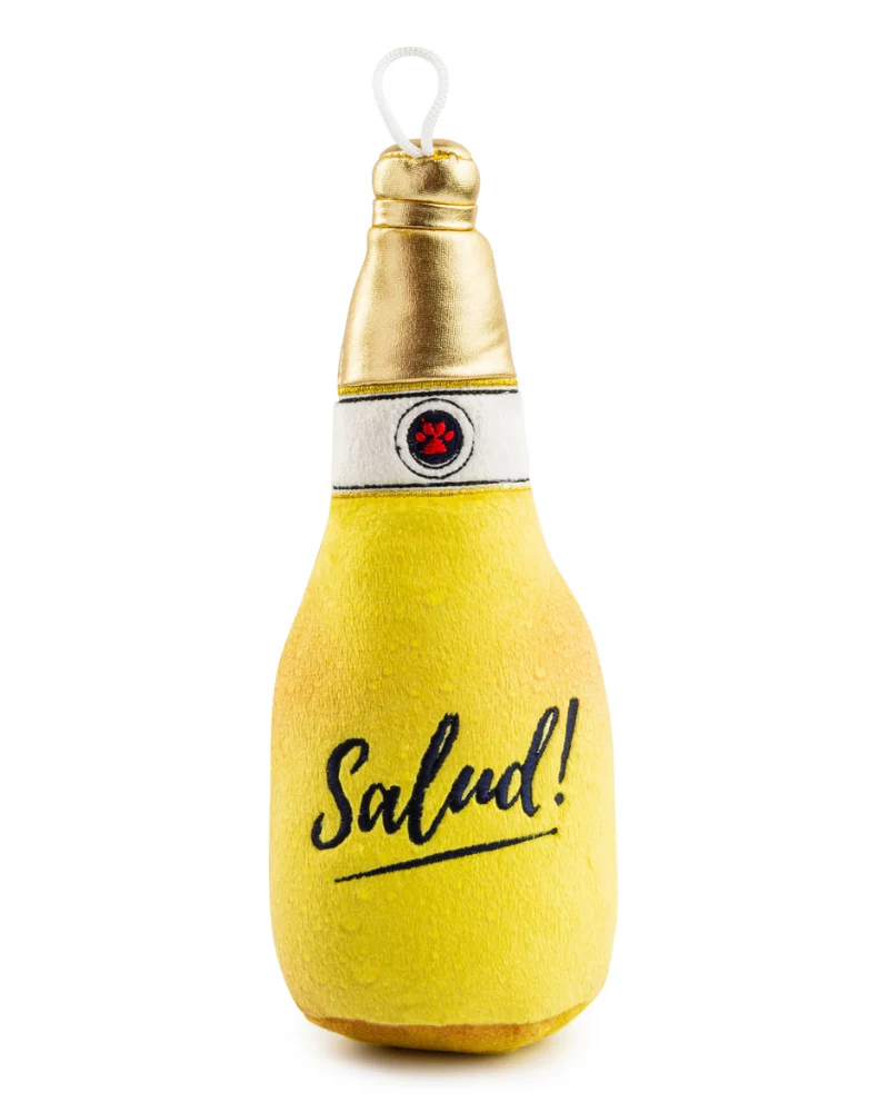 Muttdelo Beer Squeaky Plush Dog Toy - Image 2