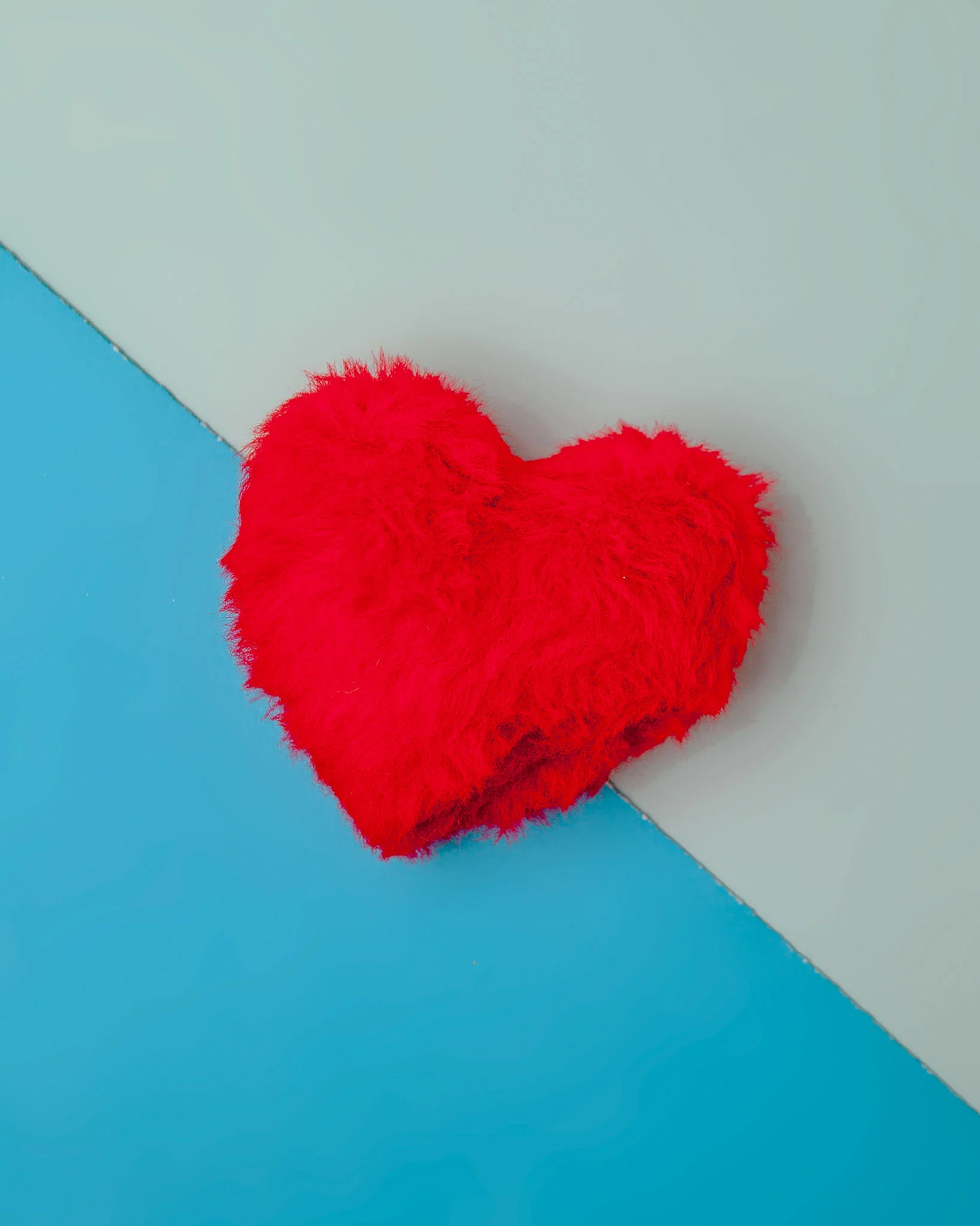 Little Heart Plush Catnip Cat Toy (Made in the USA)