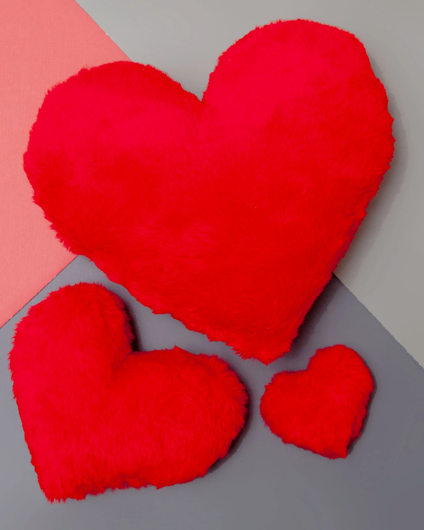 Lots of Love Heart Plush Squeaky Dog Toy