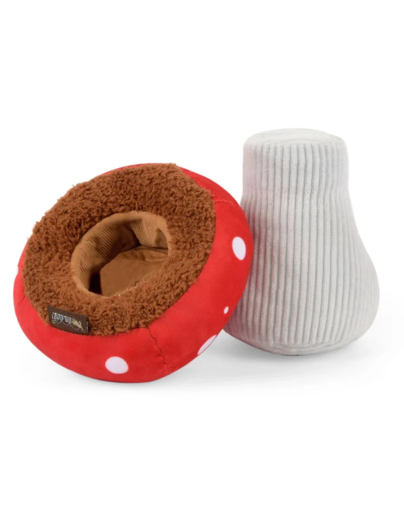 Mutt's Mushroom Squeaky Dog Toy - Image 6