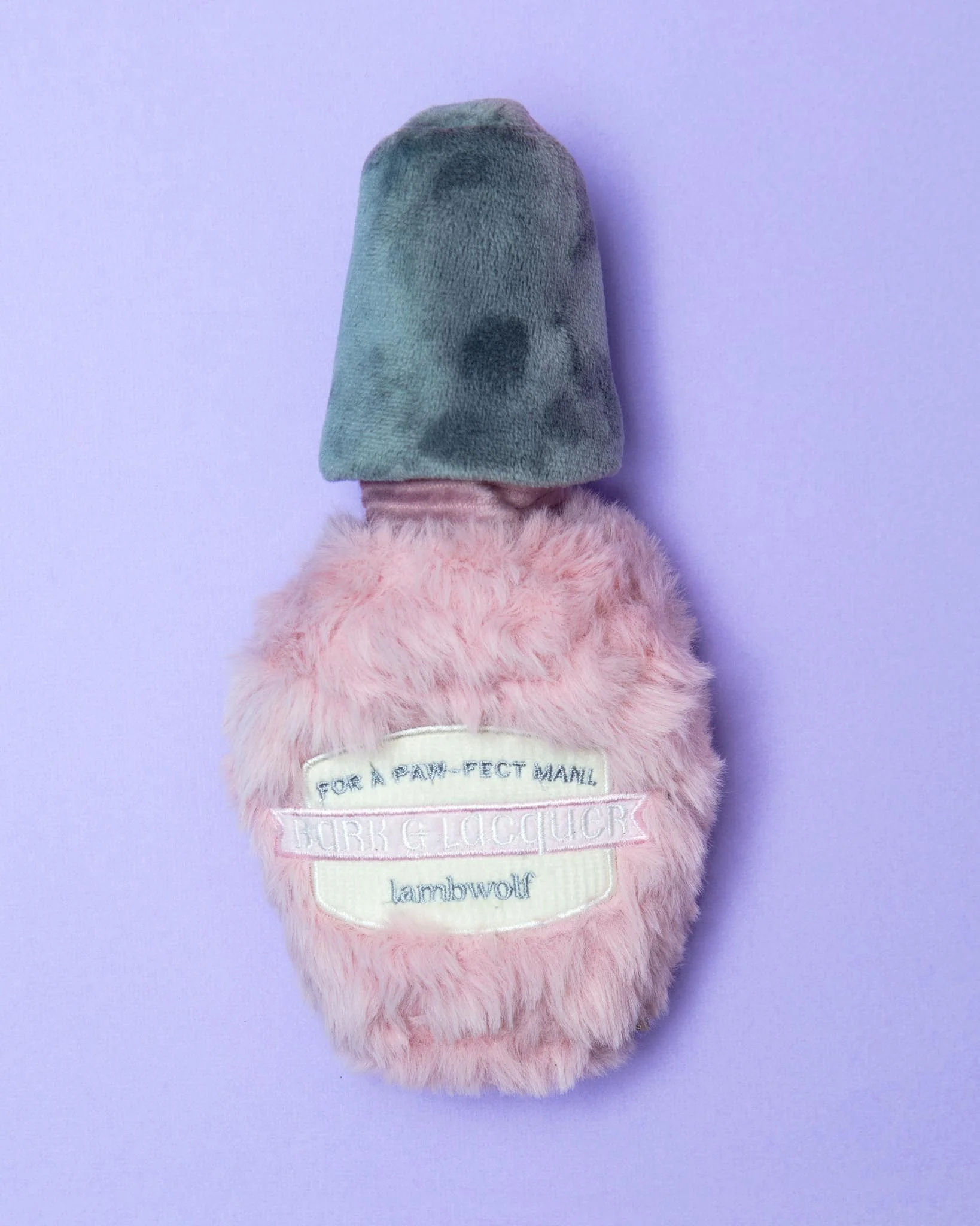 Nail Polish Burrow + Crinkle Dog Toy - Image 2